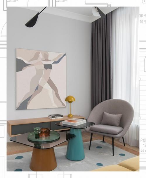 Дизайнеры света хабеева и Ольга Васильева оформили квартиру площадью 60 кв. 01