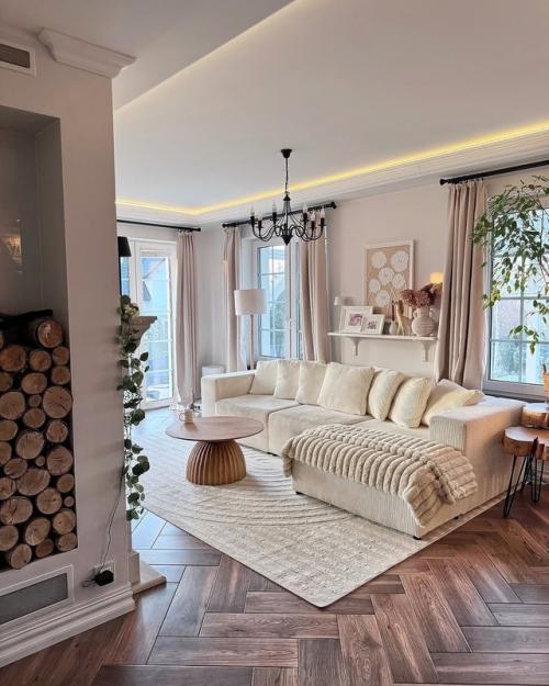 Этот интерьер - воплощение загородного уюта в современном прочтении. 09