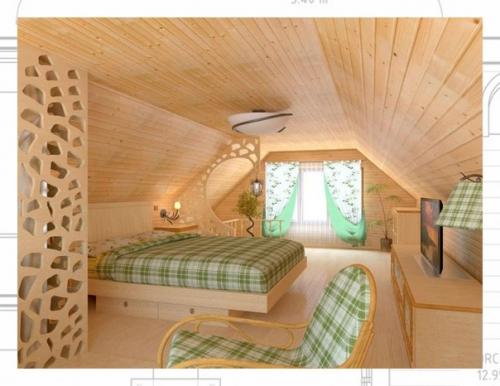 Тихое и элегантное жилое помещение на чердаке - хороший способ развития поверхности верхнего этажа здания. 06