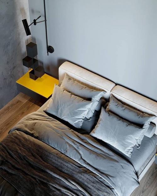 Лаконичный интерьер стильной квартиры в серых тонах. 05