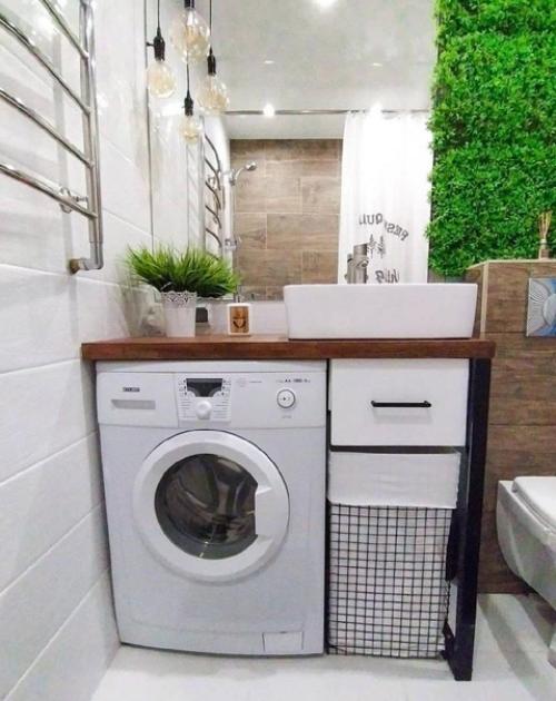 В интерьере ванной комнаты зеленый цвет можно использовать и как доминирующий, и как акцентный. 01