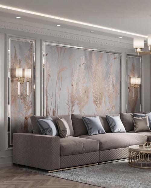 Этот интерьер - пример того, как современный стиль может быть не холодным и строгим, а тёплым, уютным и по-настоящему Живым. 01