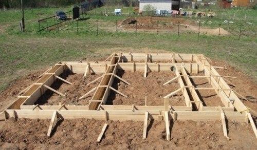 Опалубка для фундамента. 01