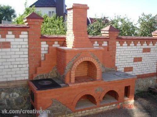 Очаги на улице.  Кухонный комплекс. 03 Очаги на улице.  Кухонный комплекс. 03