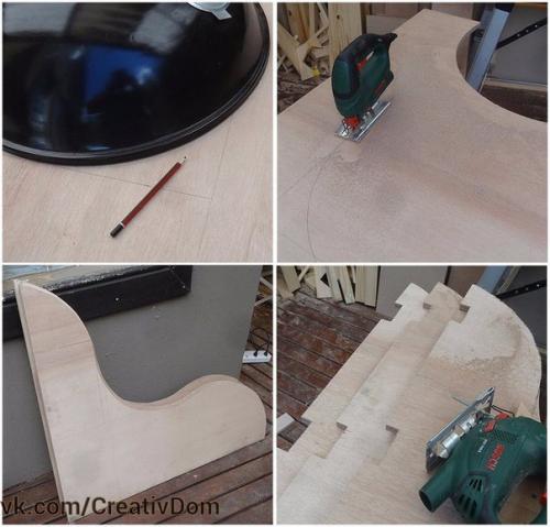 Садовая скамья своими руками. 01