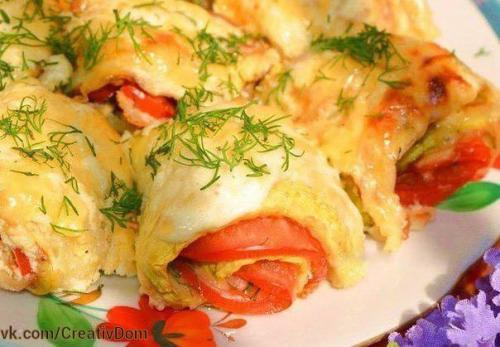 Топ - 6 рецептов кабачковых рулетов. 04