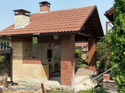 Очаги на улице.  Кухонный комплекс. 07 Очаги на улице.  Кухонный комплекс. 07