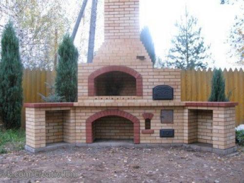 Очаги на улице.  Кухонный комплекс. 01 Очаги на улице.  Кухонный комплекс. 01