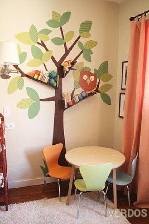 Идеи полочек для детской комнаты. 03