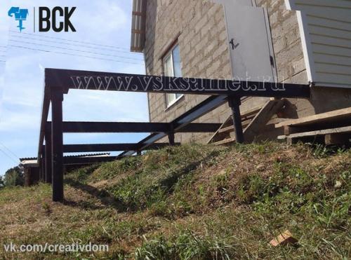 Винтовые сваи, законно является самым экономичным решением при строительстве пристроек. 01