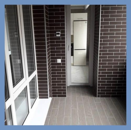 Отбабахали себе такую лоджию, без всяких излишеств, , внимание, только в строгом деловом стиле. 02