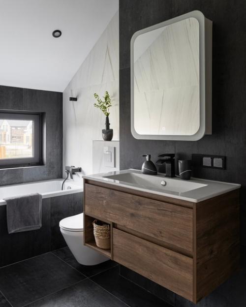 Дизайн квартиры. Благодаря сочетанию цветов, интерьер получился стильный и эффектный. 02