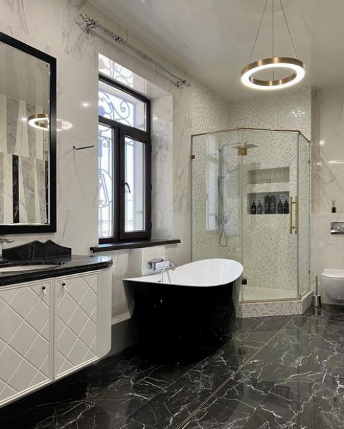 Интерьер 1 этажа дома, площадью 380 кв. 07