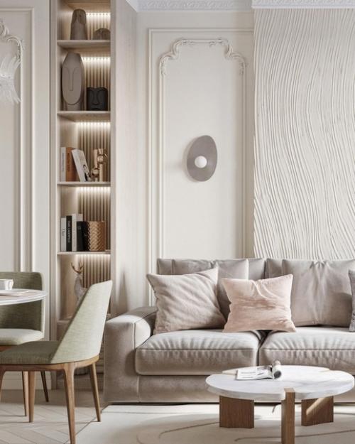 Дизайн гостиной.  Стильно и красиво. 01