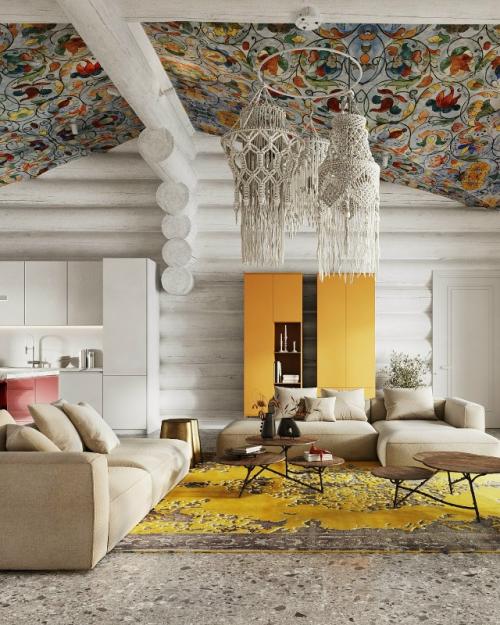 Этот интерьер - гармоничный сплав уральского колорита и современного дизайна. 09 Этот интерьер - гармоничный сплав уральского колорита и современного дизайна. 09