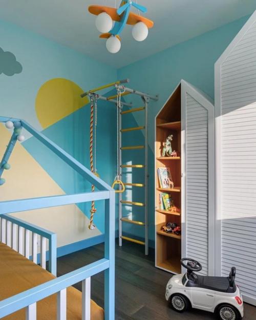 Яркий пример того, чем хороша отдельная игровая комната для детей. 04