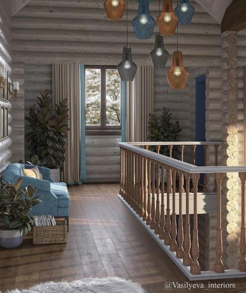 Интерьер дома создан так, чтобы подчеркнуть красоту натуральных материалов и дарить ощущение уюта в каждом уголке. 03