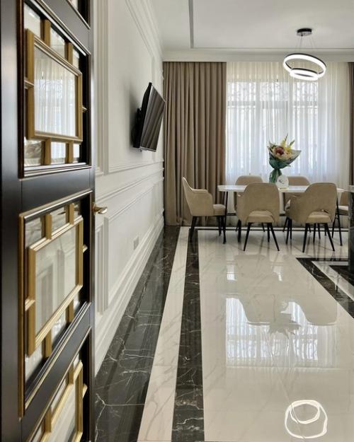 Интерьер 1 этажа дома, площадью 380 кв. 02