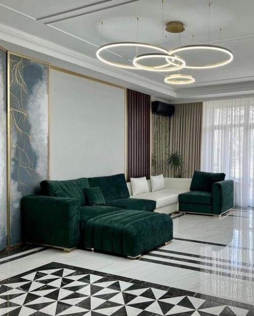 Интерьер 1 этажа дома, площадью 380 кв. 04