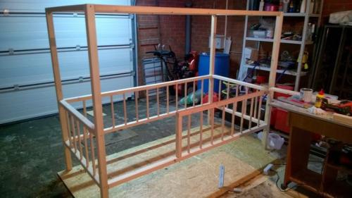 Кровать своими руками для дочери. 04