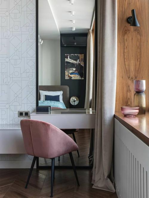 Серо-голубая квартира на набережной - настоящее воплощение гармонии с природой и современного стиля. 06 Серо-голубая квартира на набережной - настоящее воплощение гармонии с природой и современного стиля. 06