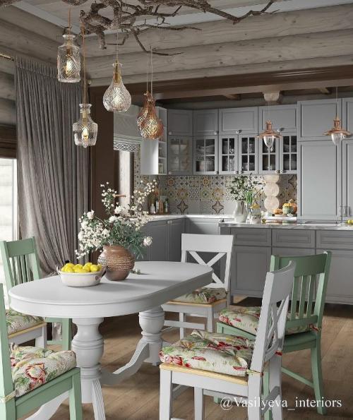 Интерьер дома создан так, чтобы подчеркнуть красоту натуральных материалов и дарить ощущение уюта в каждом уголке. 05