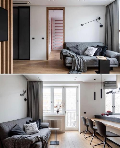 Многофункциональная квартира площадью 46 м 2. 07