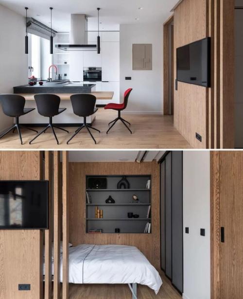 Многофункциональная квартира площадью 46 м 2. 01