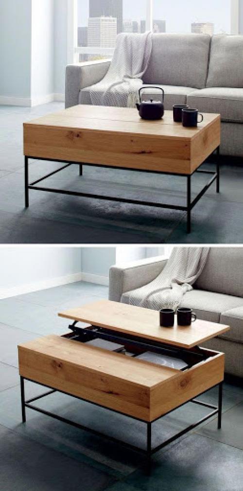 В последнее время у журнальных столиков все больше новых функций: теперь это не просто место для хранения газет. 01