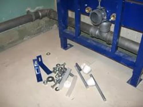 Монтаж инсталляции для унитаза. 04