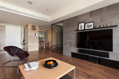 Дизайн квартиры с выдвижной стеной. 01