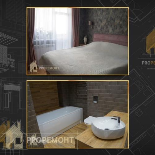 Стильный дизайнерский ремонт в квартире. 03