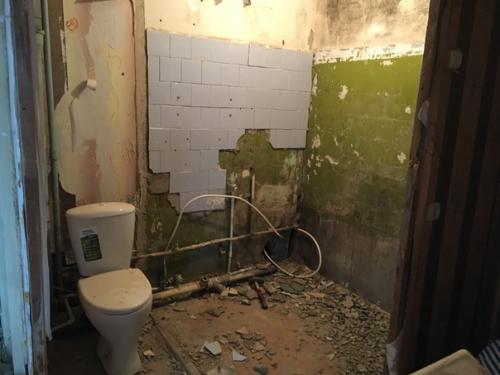 Наш ремонт ванной комнаты! 01