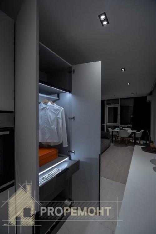 Дизайнерский ремонт в квартире 56 кв. 04