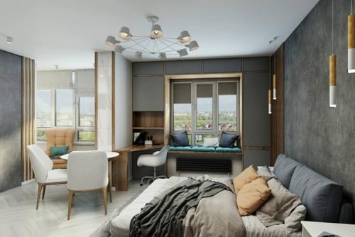 Дизайн квартиры - студии. 01