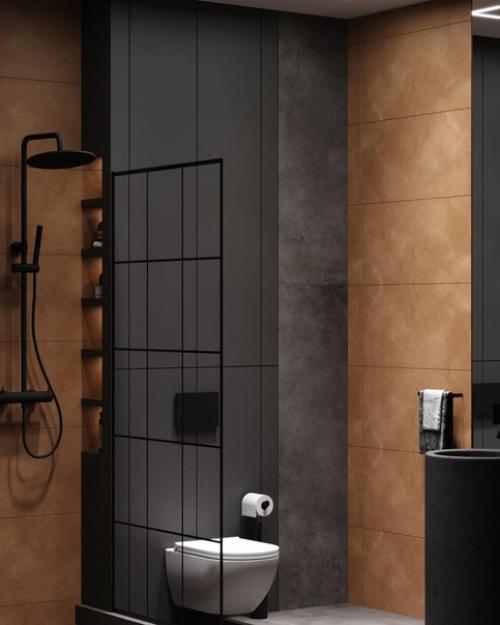 Душевая комната с удобными решениями. 05