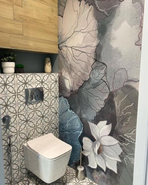 Стильный санузлы по дизайн - проекту. 07