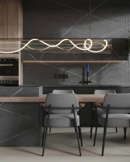 Дизайн проекта кухни - гостиной. 04