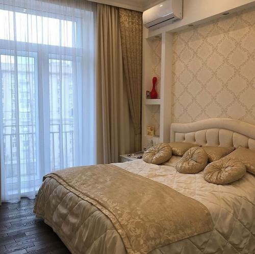 Моя спальня в современном классическом стиле, дизайн придумали вместе с мужем. 03