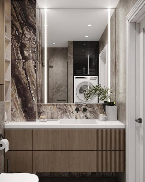 Утренняя подборка интерьеров санузлов. 09