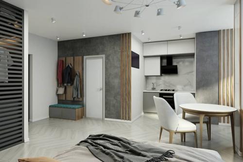 Дизайн квартиры - студии. 05