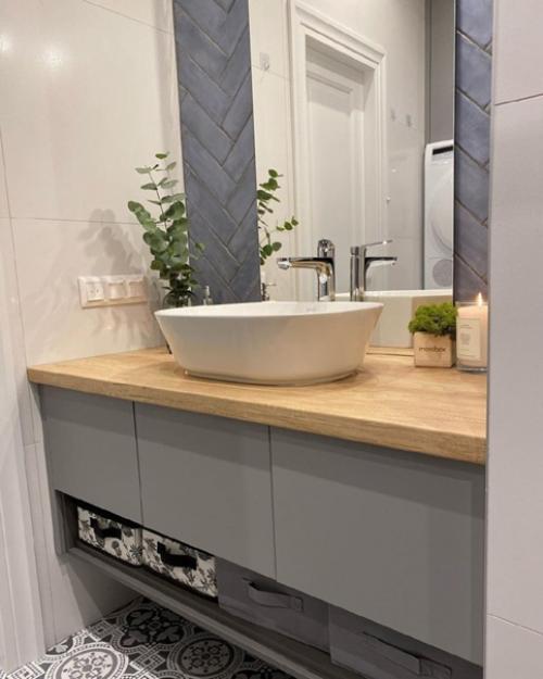 Стильный санузлы по дизайн - проекту. 03