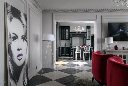 Преображение кухни и гостиной загородного дома Марии Мироновой и Екатерины градовой. 06