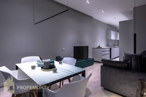 Дизайнерский ремонт в квартире 56 кв. 01