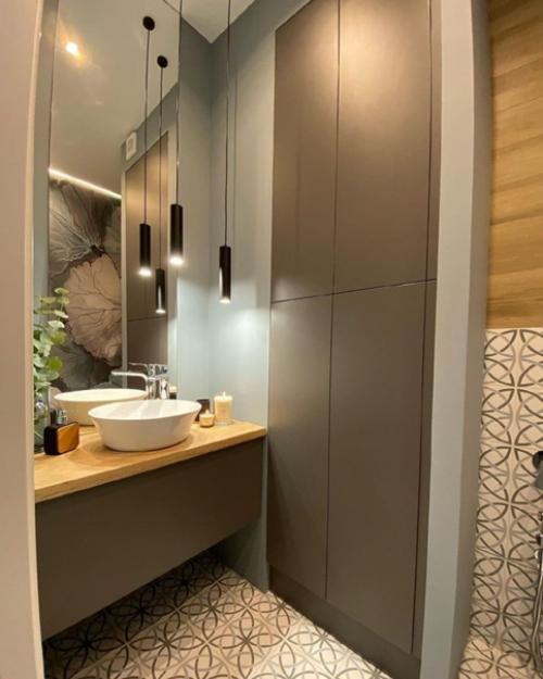 Стильный санузлы по дизайн - проекту. 08