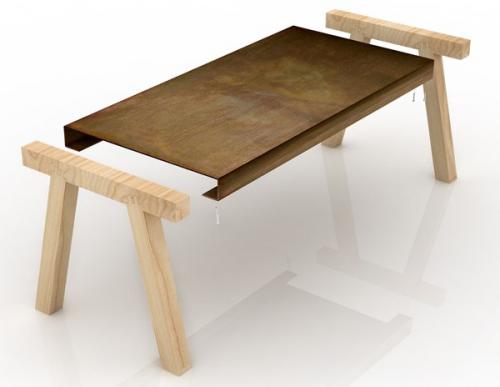 Стол Mastro, созданный дизайн - студией Gumdesign, отличается своими техническими особенностями. 02