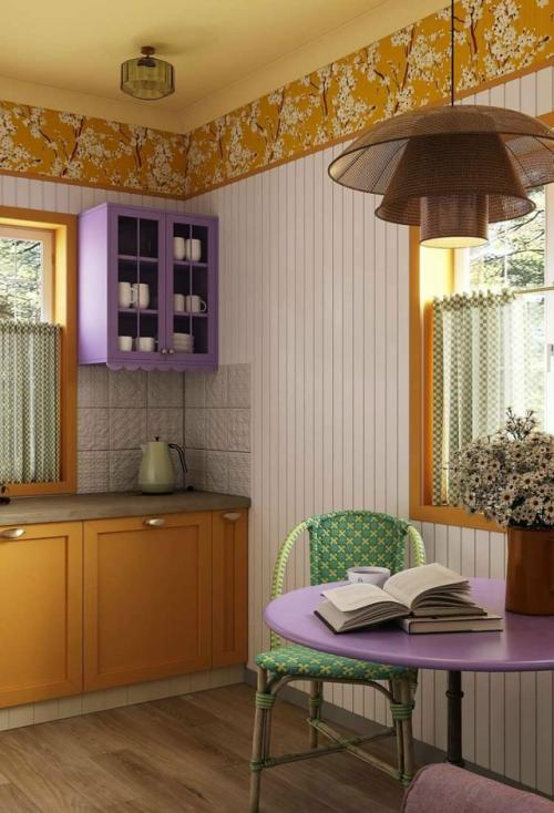 Эта маленькая дача - пример того, как даже ограниченное пространство можно превратить в настоящую жемчужину интерьера. 01