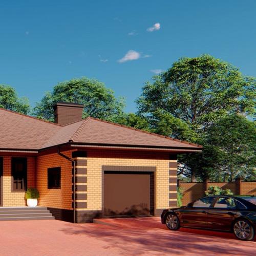 Проект одноэтажного дома площадью 194. 01