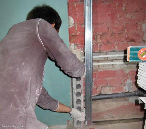 Возведение новых перегородок. 04