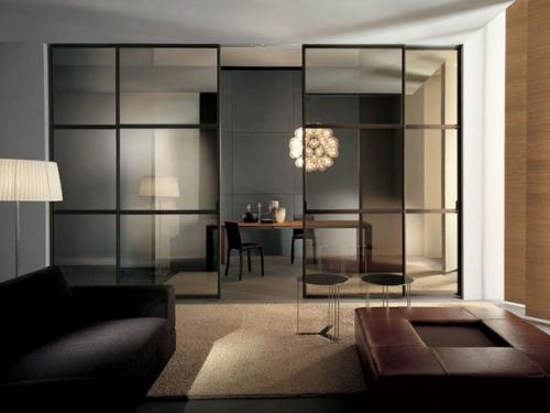 Раздвижные двери.  Это стильное и необычное решение. 02